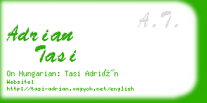 adrian tasi business card